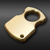 Milspin Non-Customizable Single Hole Solid Brass Paperweight (Milspin Logo Only) 2/5LB Single Hole Paperweight MILSPIN 