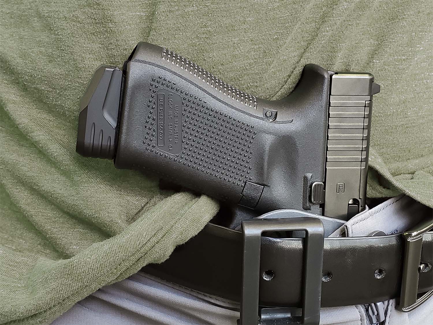 Beef Jones Green Shirt IWB Carry
