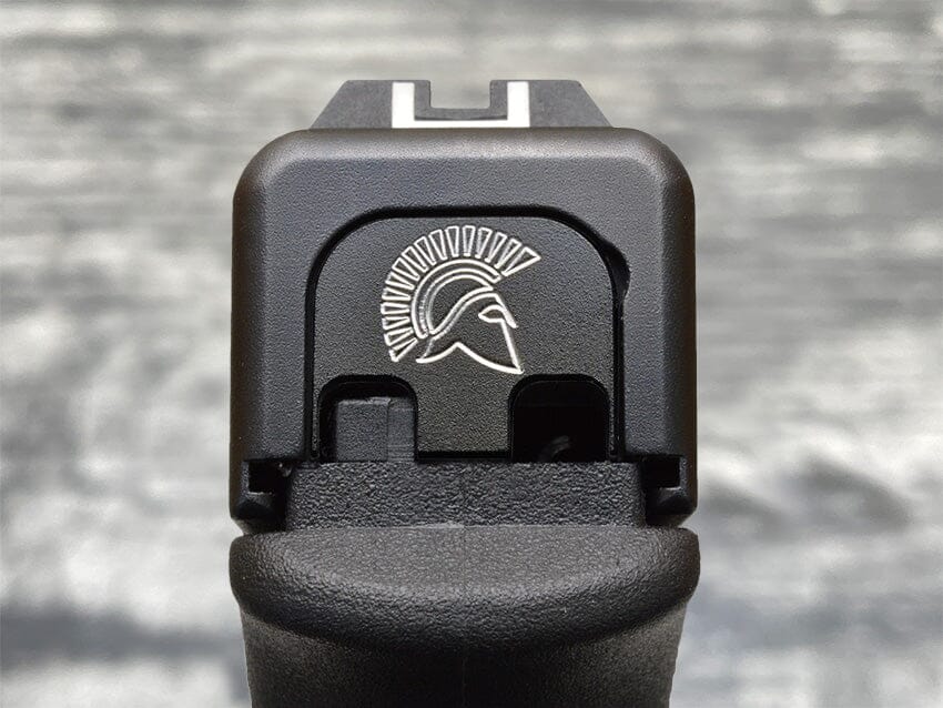 APE TITANIUM CROWN BACKPLATE GLOCK GEN 6 / V MODEL - Ape Defense APE TITANIUM CROWN BACKPLATE GLOCK GEN 6 / V MODEL - Ape Defense