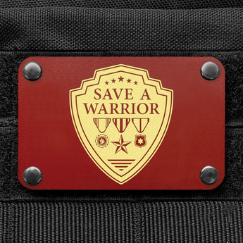Save A Warrior™ Metal Morale Patch Morale Patch MilSpin 