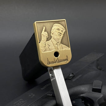 Milspin Donald Trump 3D Magazine Base Plate Glock Magazine Base Plates MilSpin 