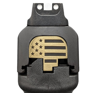 American flag S&W back plate