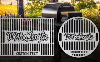 custom stainless steel grill grates for residential or commercial use by MILSPIN
