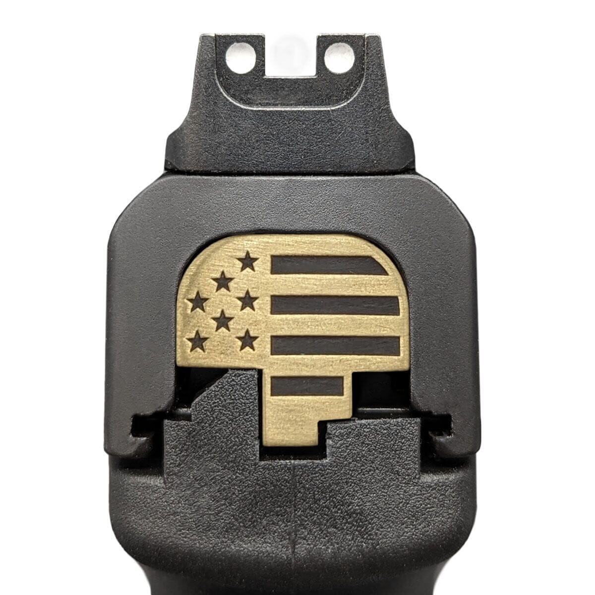 Large US Flag Slide Back Plate S W MILSPIN Large us flag slide back plate s w milspin