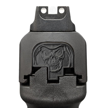 Reaper 3D Slide Back Plate - S&W Smith & Wesson Back Plate Milspin Blacked Out 