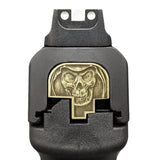 Reaper 3D Slide Back Plate - S&W Smith & Wesson Back Plate Milspin Bare Brass 