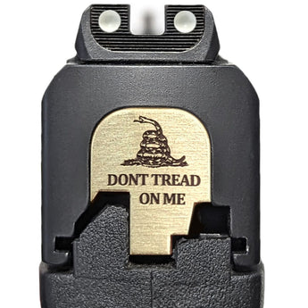 Milspin Slide Back Plate For Smith & Wesson M&P Shield - Veteran Made USA Engraved Plate