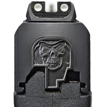 Reaper 3D Slide Back Plate - S&W Smith & Wesson Back Plate Milspin Blacked Out Shield 