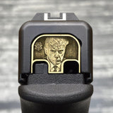 Milspin 3D Trump Mugshot Slide Back Plate Glock Slide Back Plate MilSpin 