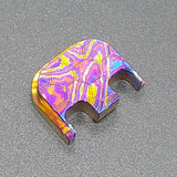 Moku Titanium Honeycomb Glock Slide Back Plate #4 (G17-G41, G45) Glock Slide Back Plate MILSPIN 
