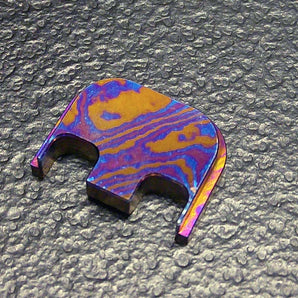 Moku Titanium Glock Slide Back Plate #35 (G17-G41, G45) Glock Slide Back Plate MILSPIN 
