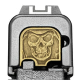 Reaper 3D Slide Back Plate Glock Slide Back Plate MilSpin Glock 43, 43X, 48 Bare Brass 