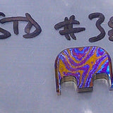Moku Titanium Glock Slide Back Plate #38 (G17-G41, G45) Glock Slide Back Plate MILSPIN 