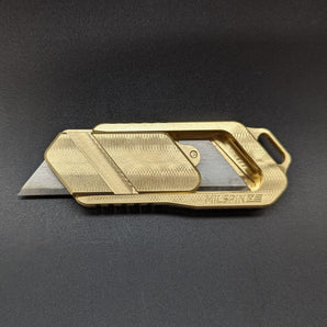 The MILSPIN Magnus Utility Knife 2.0 (Brass & Aluminum) MILSPIN 