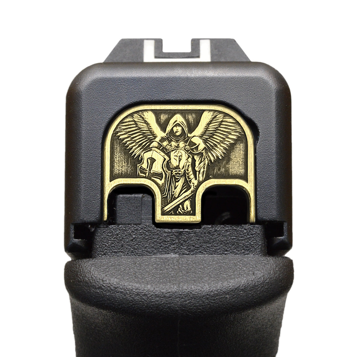 3D Brass Glock Back Plates | USMC Veteran Owned | MILSPIN