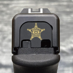 Milspin Deputy Sheriff Slide Back Plate Glock Slide Back Plate MilSpin