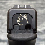 Milspin Dogecoin DOGE Glock Slide Back Plate Glock Slide Back Plate MilSpin