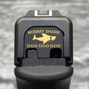 Milspin Mommy Shark Slide Back Plate Glock Slide Back Plate MilSpin