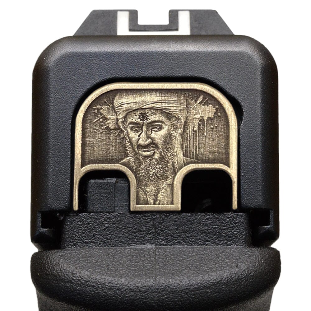 Milspin Bin Laden Pink Mist Glock Slide Plate Glock Slide Back Plate MilSpin 