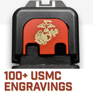 Milspin USMC Slide Back Plates (Over 100 USMC Emblems)
