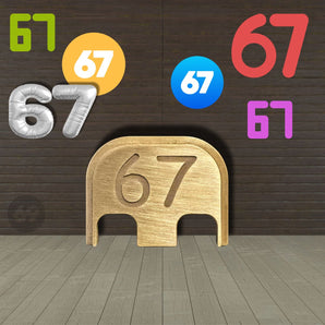 MILSPIN 67 Glock Slide Plate (Limited Release) Glock Slide Back Plate MILSPIN 