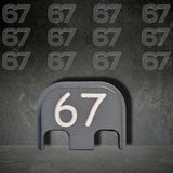 MILSPIN 67 Glock Slide Plate (Limited Release) Glock Slide Back Plate MILSPIN 
