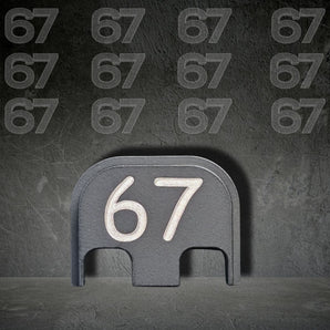 MILSPIN 67 Glock Slide Plate (Limited Release) Glock Slide Back Plate MILSPIN 