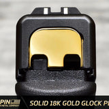 blank gold Glock back plate