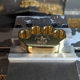 brass knuckles on CNC-milling machine