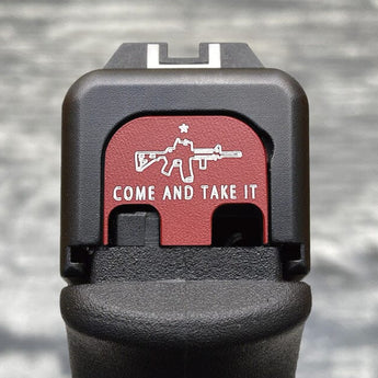 Milspin AR (Star) Come and take it Slide Back Plate Glock Slide Back Plate MILSPIN 