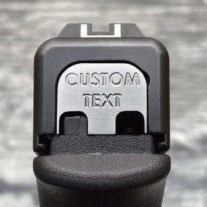 custom text Glock back plate