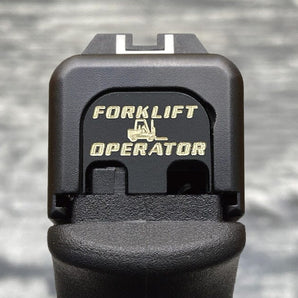 Milspin Forklift Operator Slide Back Plate Glock Slide Back Plate MILSPIN