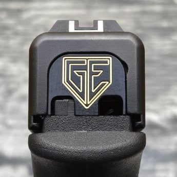 Milspin GE with Border (Glock Elite) Glock Slide Back Plate Glock Slide Back Plate MilSpin 