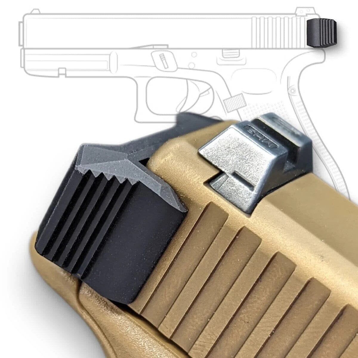 Racker Racker Glock Slide Racker Jacker, Lifetime Guarantee | MILSPIN