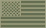 OD green American flag