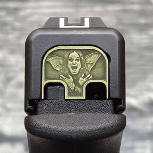 Prince Of Darkness 3D Slide Back Plate (Limited Release) Glock Slide Back Plate MILSPIN 