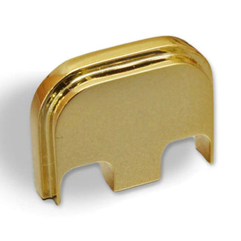 standing blank gold Glock back plate