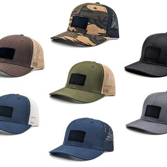Milspin Snap-Back Velcro Hat + CURVED - LOS ANGELES POLICE BADGE Patch Velcro Hat With Patch MilSpin 
