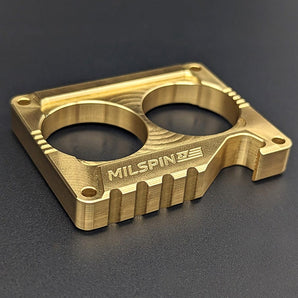 Traditional Gothic Brass Knuckle Paper Weight Black
