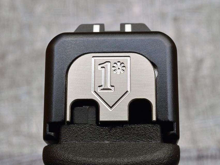 1* slide custom engraved back plates for glocks