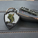 Save A Warrior™ Logo Keychain MILSPIN 