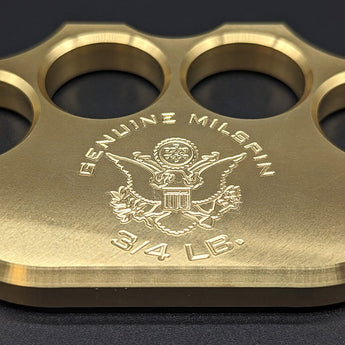 Milspin 3/4lb We The People Solid Brass Paperweight 3/4LB Paperweight MILSPIN 