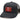 Milspin Snap-Back Velcro Hat + CURVED - 82nd Airborne Velcro Hat With Patch MilSpin All Black Stainless Steel Red