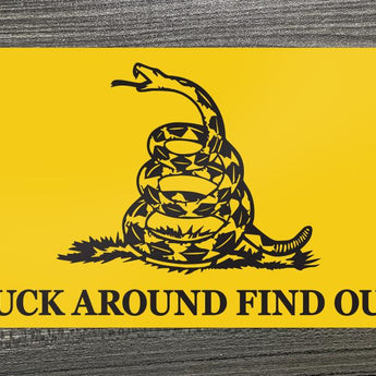 F*ck Around and Find Out Decal Vinyl Decal MILSPIN 
