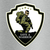 Save A Warrior™ Vinyl Decal Vinyl Decal MILSPIN Legacy Logo 