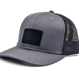 Milspin Snap-Back Velcro Hat + CURVED - DOGE Patch Velcro Hat With Patch MilSpin All Black Stainless Steel OD Green