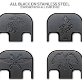 Milspin USMC Slide Back Plates (Over 100 USMC Emblems) Glock Slide Back Plate MilSpin 