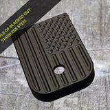 Milspin We The People Magazine Base Plate Glock Magazine Base Plates MilSpin 17/17L/18/19/19X/22/23/24/26/27/31/34/35/45 BLACKED OUT 