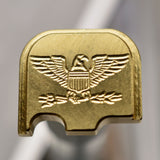 Milspin Custom Engraved NAVY Slide Back Plate (Over 100 Navy Emblems) Glock Slide Back Plate MilSpin 