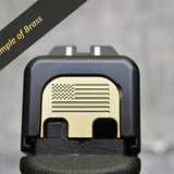 Milspin IT'S MA'AM!!! Slide Back Plate Glock Slide Back Plate MilSpin Standard (G17-G41, G45) Brass 